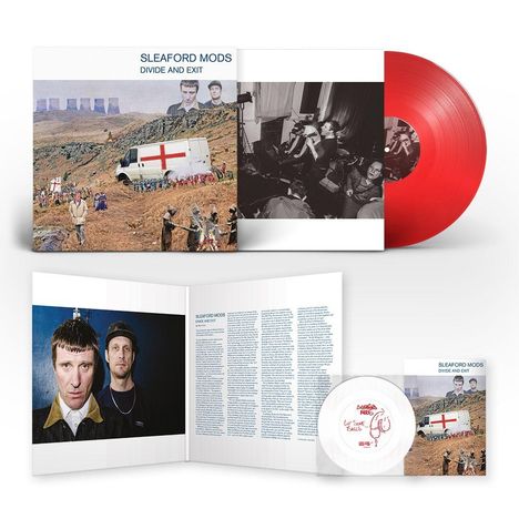 Sleaford Mods: Divide And Exit (10th Anniversary Red Coloured Vinyl), 2 LPs