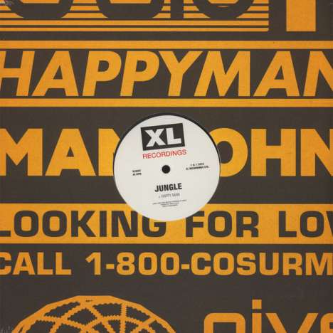 Jungle: Happy Man/House In LA, Single 12"