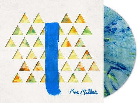 Mac Miller: Blue Slide Park (10th Anniversary) (Limited Edition) (Clear W/ Blue + Yellow Splatter Vinyl) (Die Cut Sleeve), 2 LPs