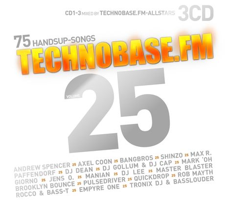 TechnoBase.FM Vol.25, 3 CDs