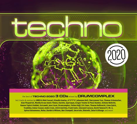 Techno 2020, 3 CDs