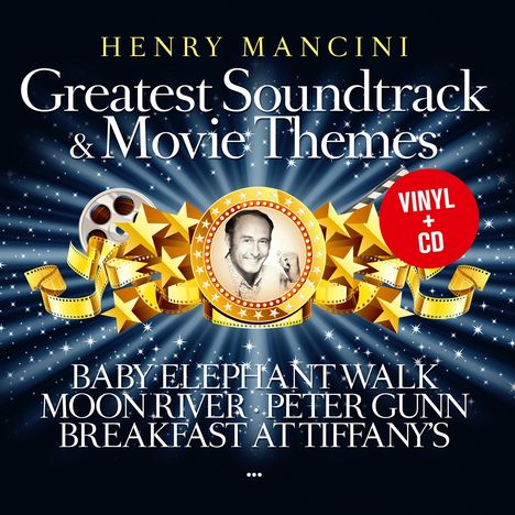 Henry Mancini (1924-1994): Filmmusik: Greatest Soundtrack &amp; Movie Themes, 1 LP und 1 CD