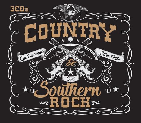 Country &amp; Southern Rock, 3 CDs