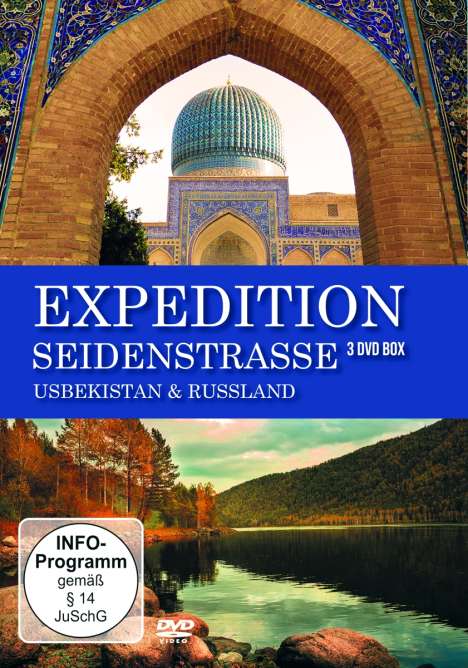 Expedition Seidenstrasse - Russland &amp; Usbekistan, 3 DVDs