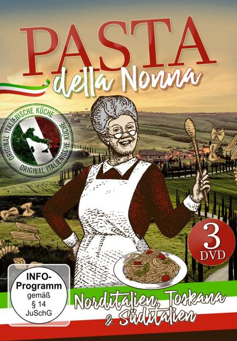 Pasta della Nonna - Original italienische Küche, 3 DVDs