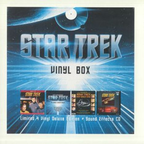 Filmmusik: Star Trek Vinyl Box (Limited Deluxe Edition), 4 LPs und 1 CD