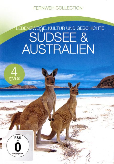Südsee &amp; Australien (Fernweh Collection), 4 DVDs