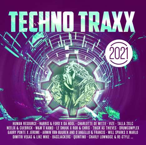 Techno Traxx 2021, 2 CDs