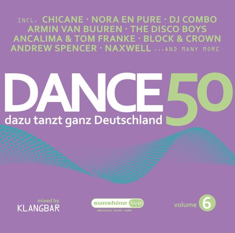 Dance 50 Vol.6, 2 CDs