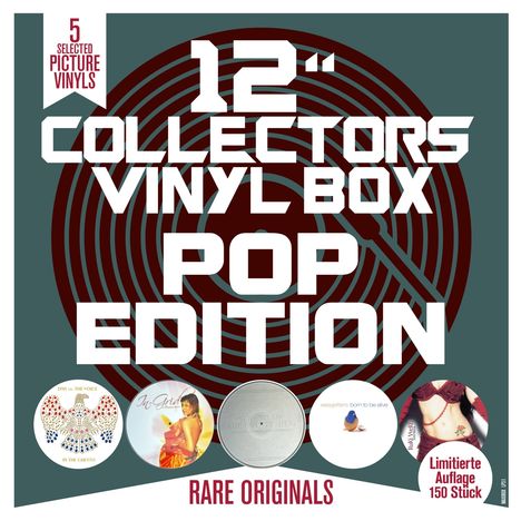 12" Collectors Vinyl Box: Pop Edition (Limited Edition) (Picture Disc), 5 Singles 12"