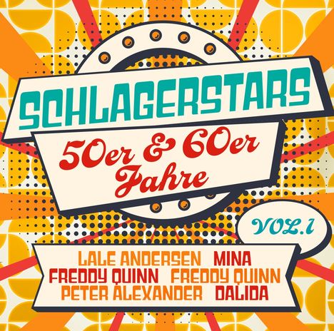 Schlagerstars der 50er &amp; 60er Jahre Vol. 1, CD