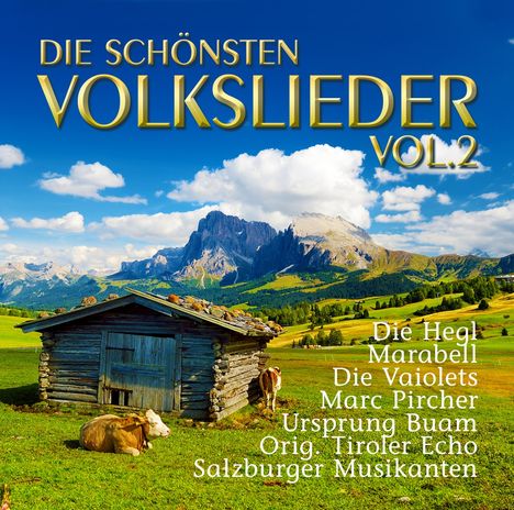 Die Schönsten Volkslieder Vol. 2, 2 CDs