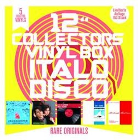 Martinelli - The Fashion - Nico Band: 12" Collector s Vinyl Box: Italo Disco, 5 LPs