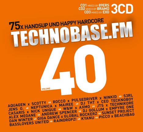 TechnoBase.FM Vol. 40, 3 CDs