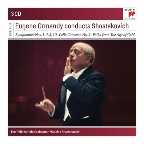 Dmitri Schostakowitsch (1906-1975): Symphonien Nr.1,4,5,10, 3 CDs