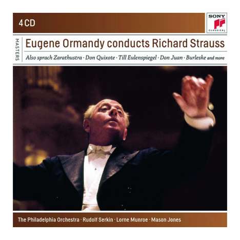 Richard Strauss (1864-1949): Eugene Ormandy conducts Richard Strauss, 4 CDs