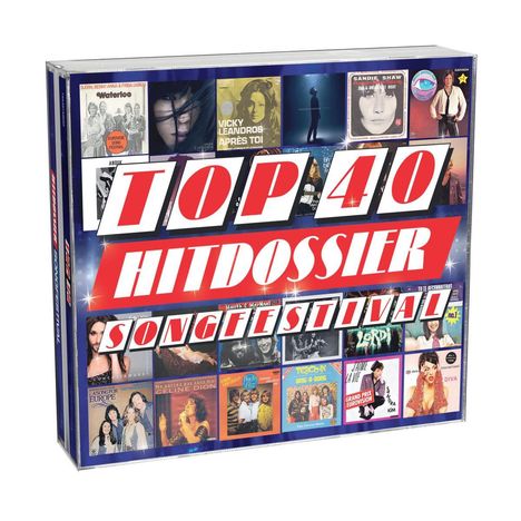 Top 40 Hitdossier: Songfestival, 3 CDs