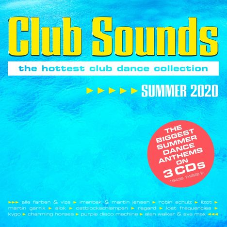 Club Sounds Summer 2020, 3 CDs