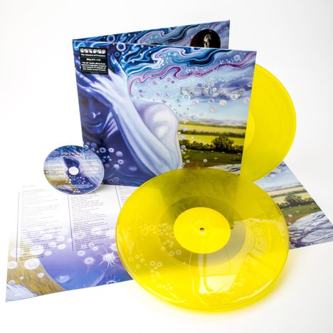 Kansas: The Absence Of Presence (180g) (Limited Edition) (Transparent Sun Yellow Vinyl), 2 LPs und 1 CD