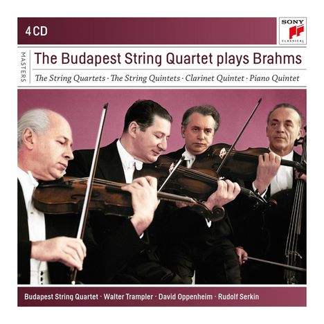 Johannes Brahms (1833-1897): Streichquartette Nr.1-3, 4 CDs