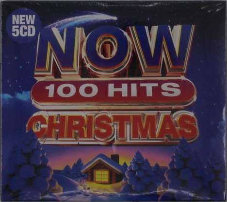 Now 100 Hits Christmas, 5 CDs