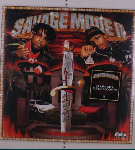 21 Savage &amp; Metro Boomin: Savage Mode II (Translucent Red Vinyl), LP