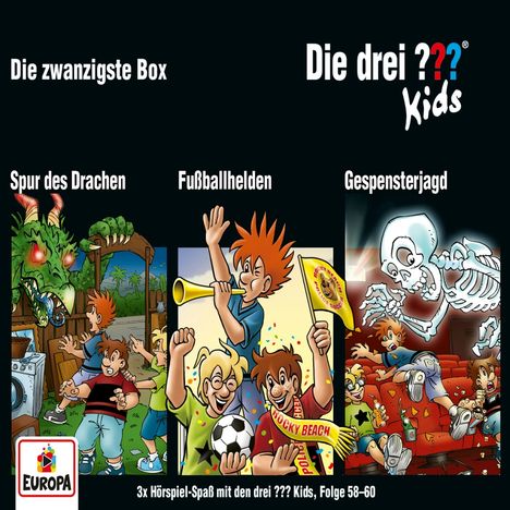 Alfred Hitchcock: Die drei ??? Kids 20. 3er Box (Folgen 58, 59, 60), 3 CDs