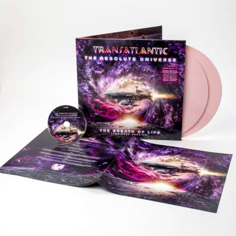 Transatlantic: The Absolute Universe: The Breath Of Life (Abridged Version) (180g) (Limited Edition) (Light Pink Vinyl) (exklusiv für jpc!), 2 LPs und 1 CD