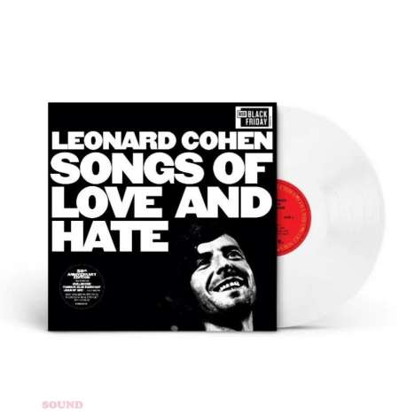 Leonard Cohen (1934-2016): Songs Of Love And Hate (50th Anniversary Edition) (180g) (Opaque White Vinyl), LP