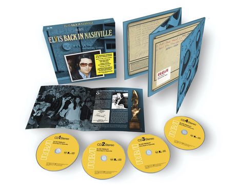 Elvis Presley (1935-1977): Back In Nashville (50th Anniversary Celebration Of The 1971 Nashville Sessions), 4 CDs