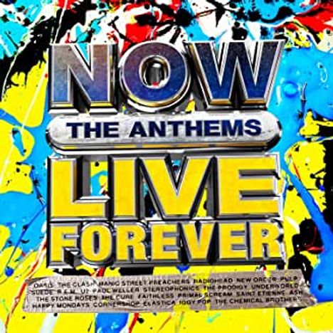 Now Live Forever: The Anthems, 4 CDs