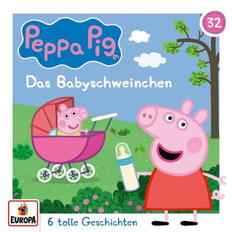 Peppa Pig Folge 32: Das Babyschweinchen, CD