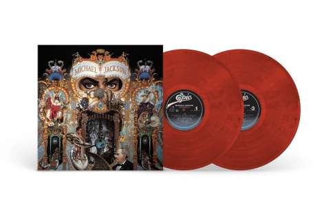 Michael Jackson (1958-2009): Dangerous (Limited Edition) (Red Blacksmoke Vinyl), 2 LPs