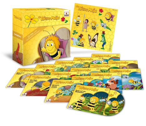 Biene Maja Nostalgiebox (Folgen 1-15), 15 CDs