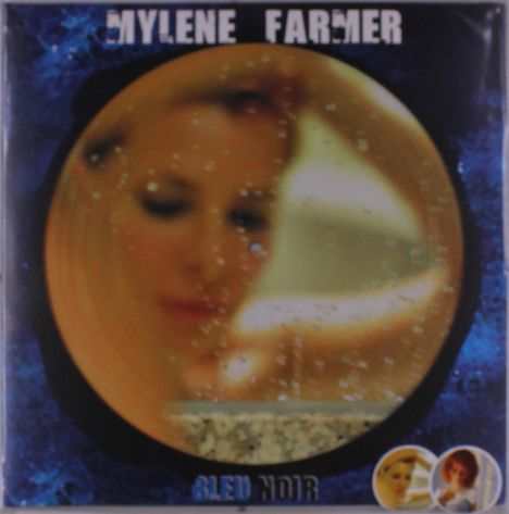 Mylène Farmer: Bleu Noir (Picture Disc), 2 LPs