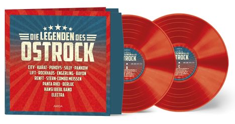 Die Legenden des Ostrock Vol. 1 (Red Vinyl), 2 LPs