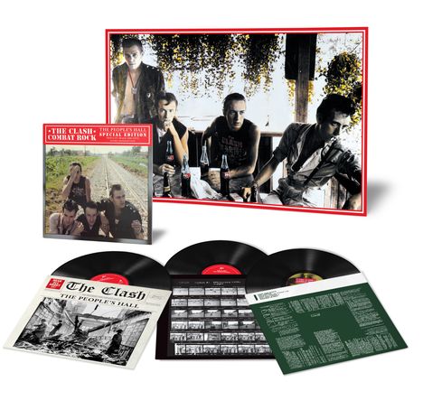 The Clash: Combat Rock + The People's Hall (remastered) (180g) (Special Edition), 3 LPs