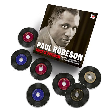 Paul Robeson - Voice of Freedom (His complete Victor and HMV Recordings), 14 CDs