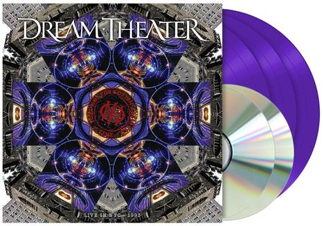 Dream Theater: Lost Not Forgotten Archives: Live In NYC 1993 (remastered) (180g) (Limited Edition) (Lilac Vinyl), 3 LPs und 2 CDs