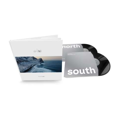 a-ha: True North (180g) (Limited Deluxe Edition) (Recycled Black Vinyl), 2 LPs und 1 CD