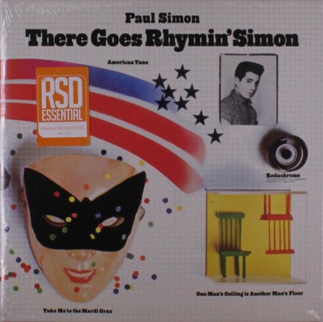 Paul Simon (geb. 1941): There Goes Rhymin' Simon (Orange Vinyl), LP