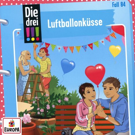Ann-Katrin Heger: Die drei !!! 84: Luftballonküsse, CD