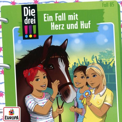 Kirsten Vogel: Die drei !!! (Fall 85) Ein Fall mit Herz und Huf, CD