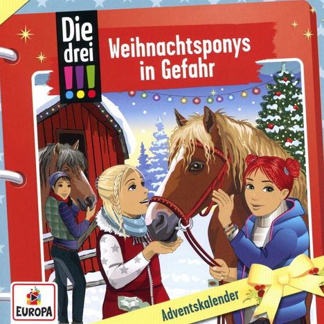 Die drei !!! Adventskalender: Weihnachtsponys in Gefahr, CD