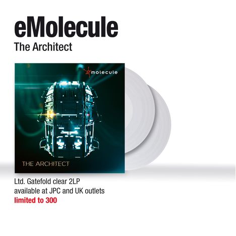 eMolecule: The Architect (180g) (Limited Edition) (Clear Vinyl) (in Deutschland/Österreich/Schweiz exklusiv für jpc!), 2 LPs