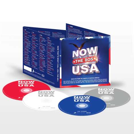 Now That's What I Call USA: The 80s, 4 CDs