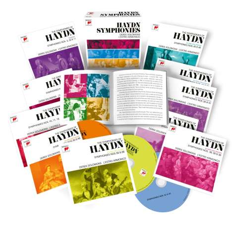 Joseph Haydn (1732-1809): Symphonien Nr.1-5,10,11,15-20,26,27,32,33,35,37-39,41-52,54-60,63-69, 18 CDs