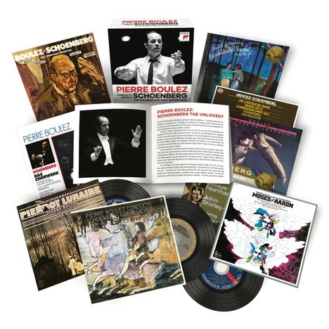 Arnold Schönberg (1874-1951): Pierre Boulez conducts Arnold Schönberg - The Essential Recordings, 13 CDs