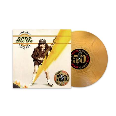 AC/DC: High Voltage (50th Anniversary) (remastered) (180g) (Limited Edition) (Gold Nugget Vinyl) (+ Artwork Print), LP