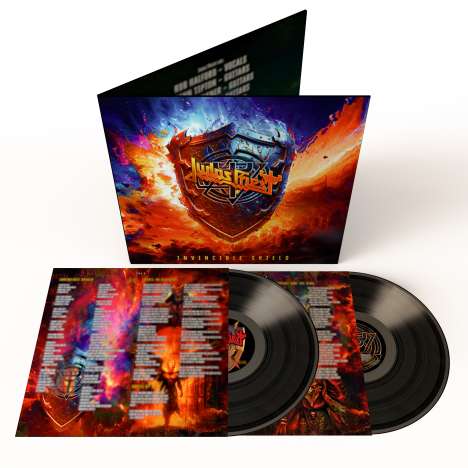 Judas Priest: Invincible Shield (180g) (Limited Edition) (Alternate Cover Artwork), 2 LPs